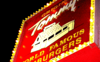 vintage tommy burger sign