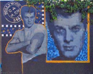 Tony Curtis Hollywood Freeway Mural