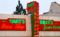 Harts Neon Pawn Shop Sign