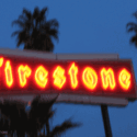 Retro Neon Firestone Sign